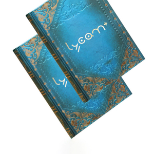 Kitap yazıcı oem ucuz maliyet parlak sanat kağıt ciltli kitap baskı